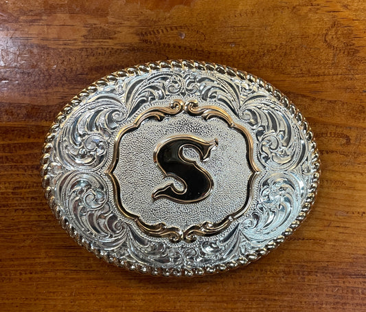 Crumrine Letter S Metal Buckle