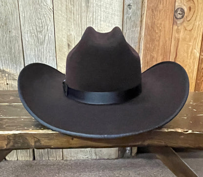Serratelli® 8X Cherry Velvet Bound Edge Fur Felt Cowboy Hat