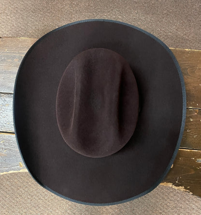 Serratelli® 8X Cherry Velvet Bound Edge Fur Felt Cowboy Hat