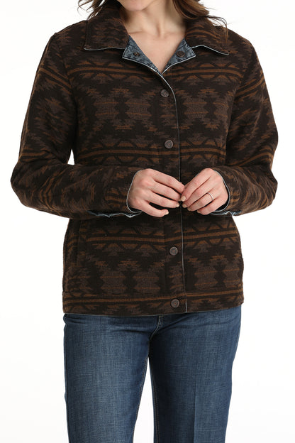 Cinch® Women's Denim & Twill Reversible Trucker Jacket