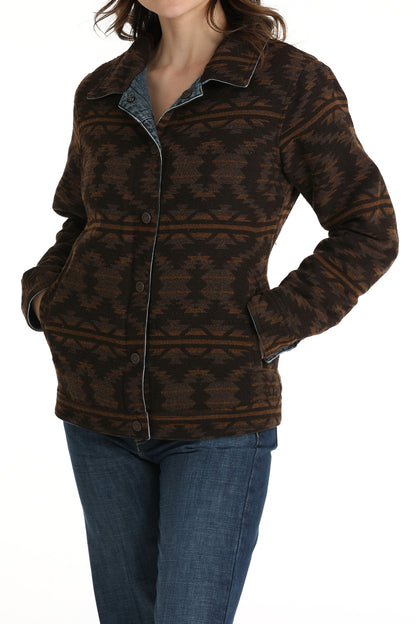 Cinch® Women's Denim & Twill Reversible Trucker Jacket