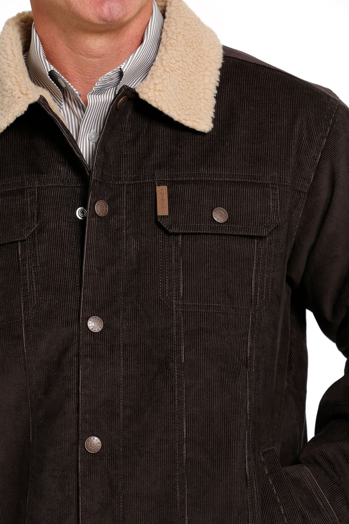 Men's corduroy sherpa lined sales trucker jacket