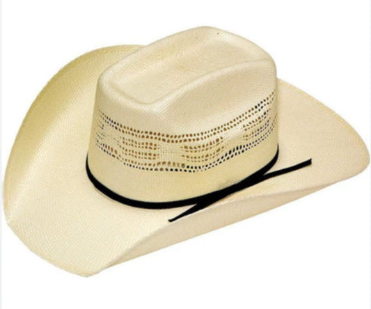 Twister® Kids Natural Vented Bangora Straw Cowboy Hat