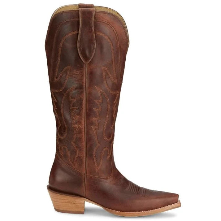 Tony Lama® Women's Cognac Jess 15" Tall Cowgirl Boots