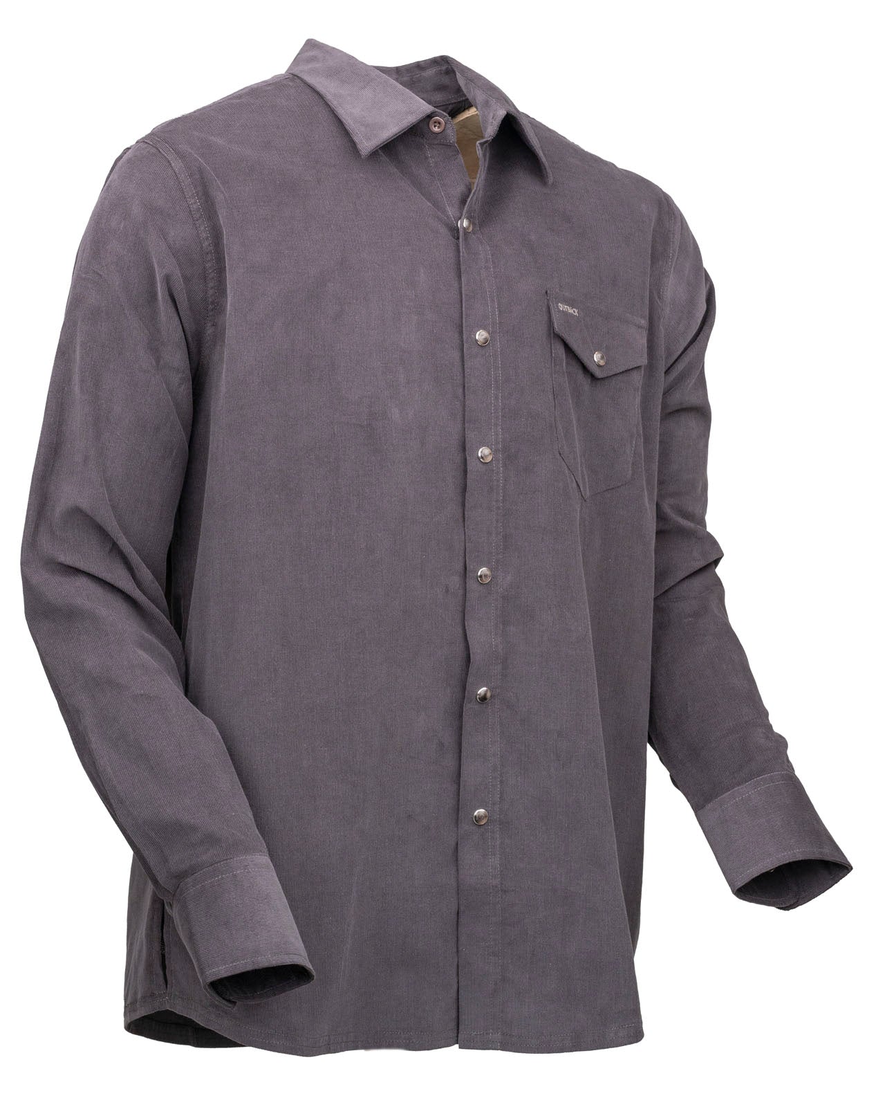 Outback® Men's Bryce Corduroy Long Sleeve Snap Front Shirt