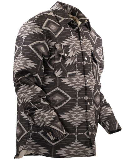 Outback® Men's Ronan Black Southwest Pattern Berber Lined Jacket