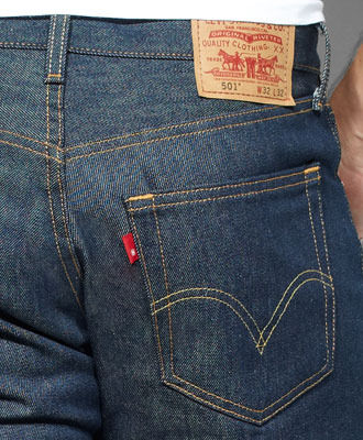 Levi's Men's 501 Original Shrink-To-Fit Jeans - Rigid Blue Denim — Dave's  New York