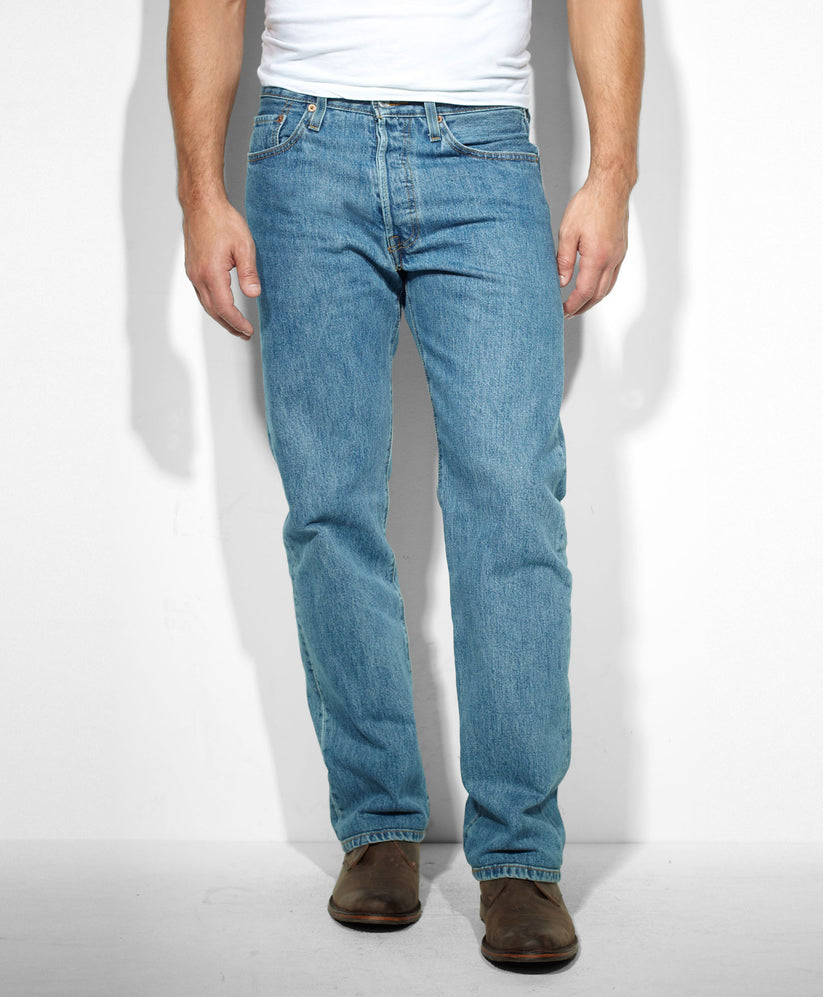 Levi's® Men's 501 Pre-Washed Denim Jeans - Medium Stone – Solano's Boot ...
