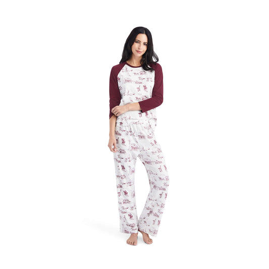 Ariat® Women's Toile Western Pajama Set