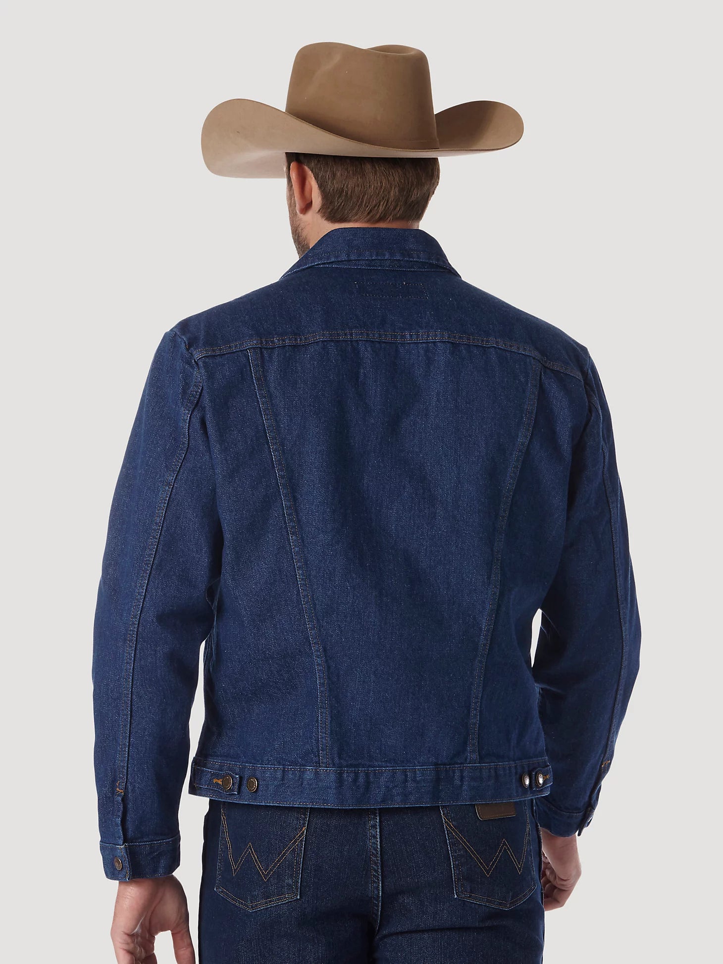 Wrangler® Men's Cowboy Cut® Unlined Prewashed Denim Jacket – Solano's ...