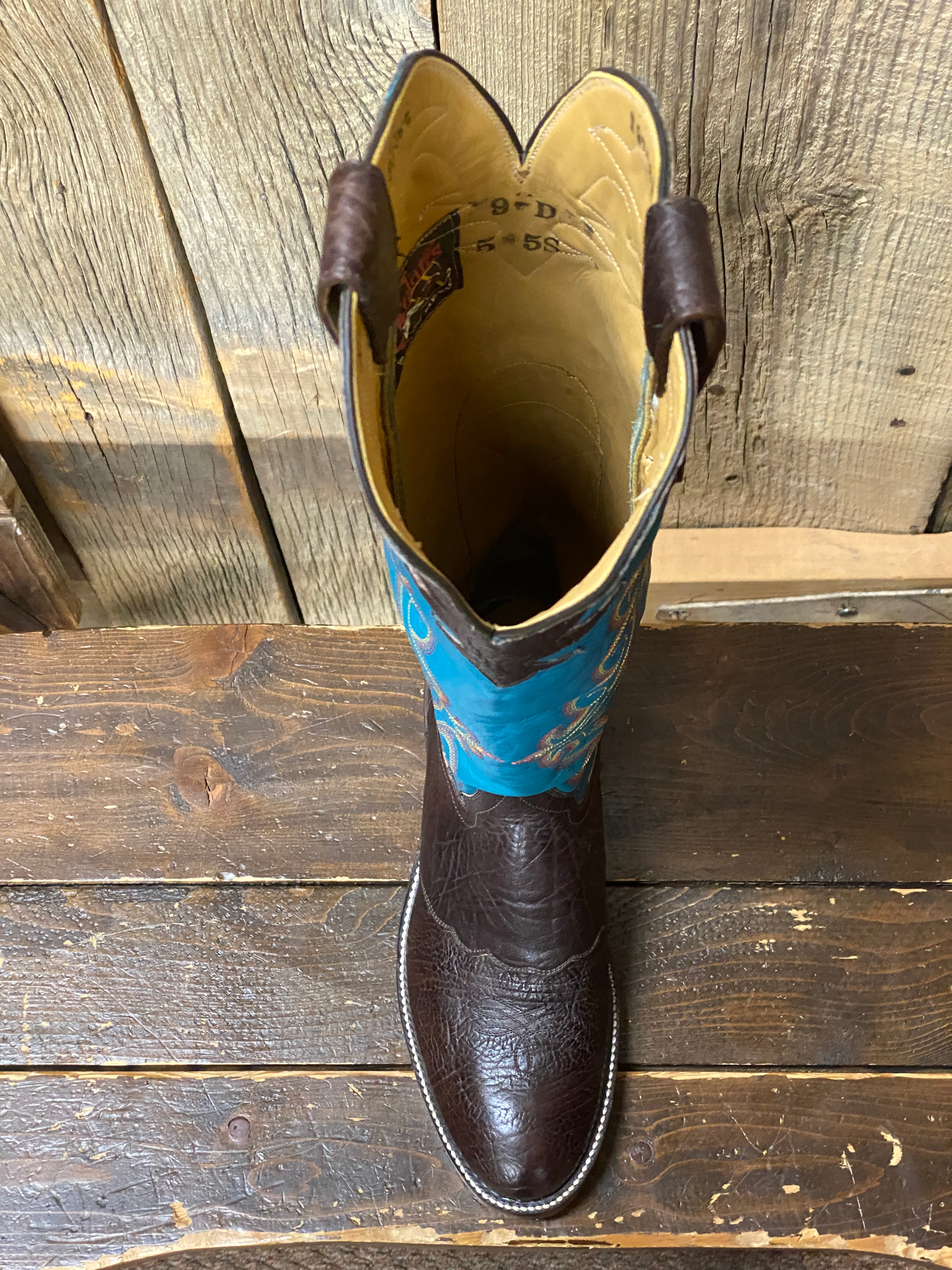 Honcho Solano Buckaroo Bold Full Grain Leather Tall Top Cowboy Boots Solano s Boot Western Wear