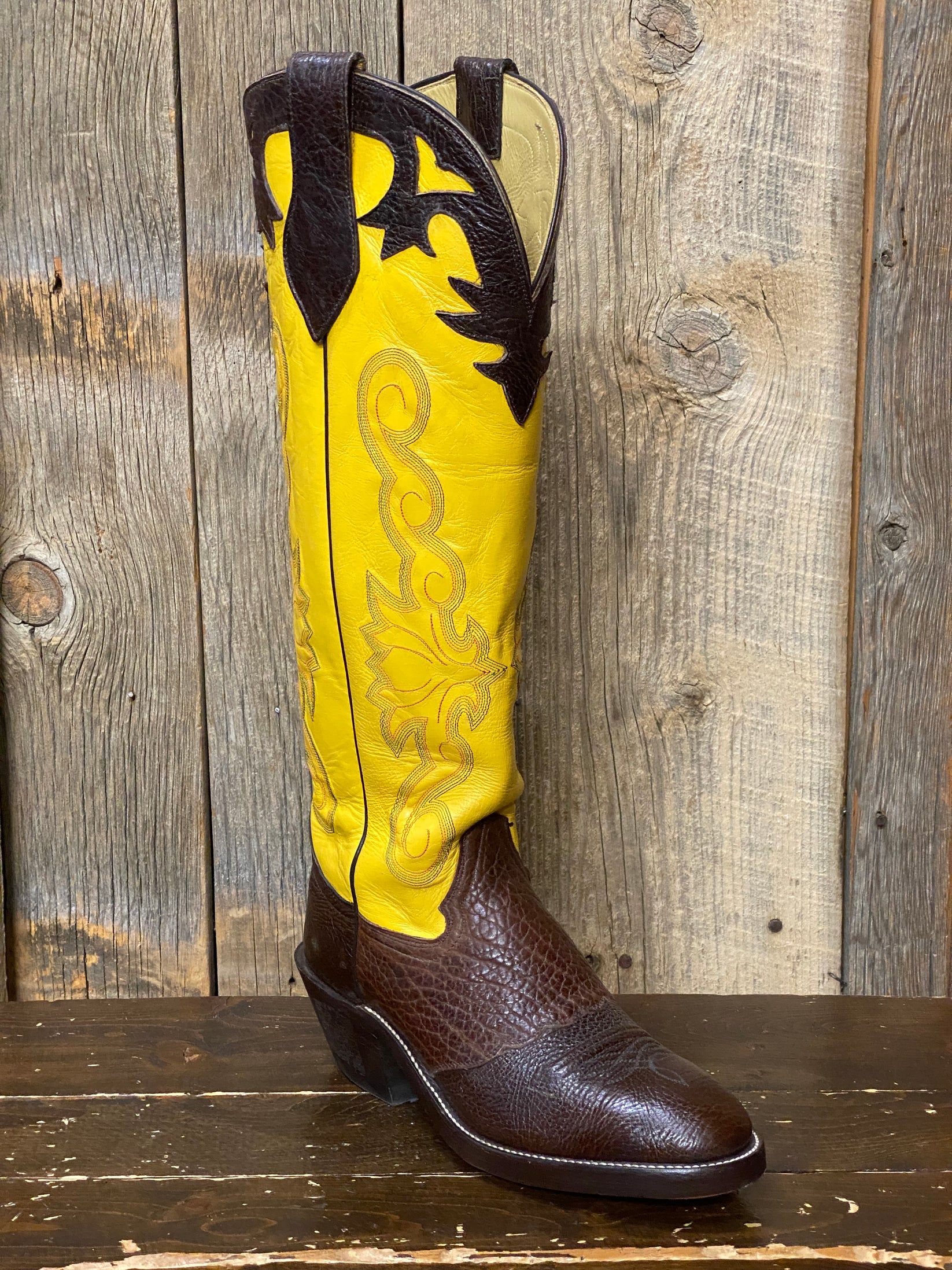 Honcho Solano® Buckaroo Bold Full Grain Leather Tall Top Cowboy Boots