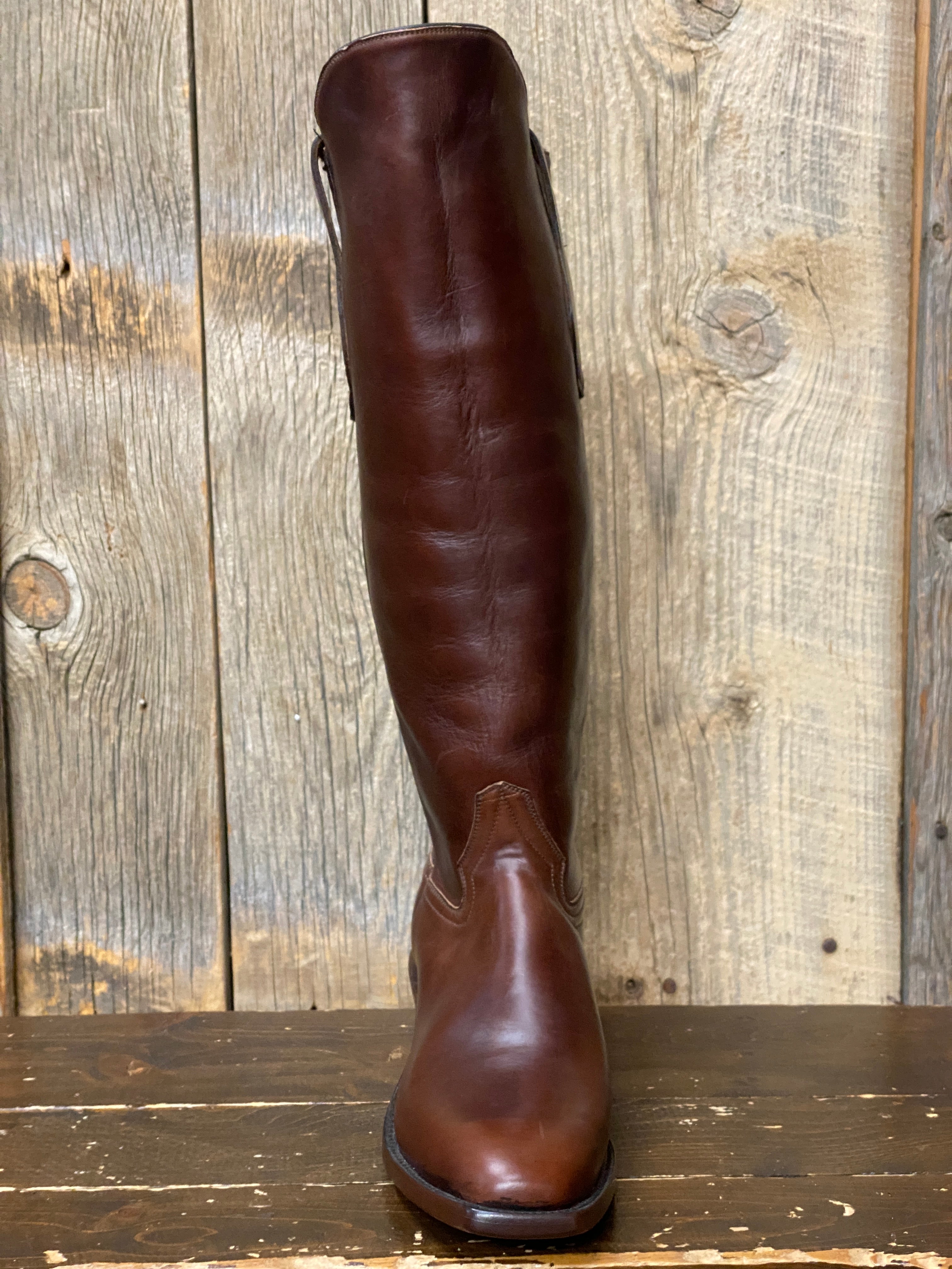 Full grain leather riding boots best sale